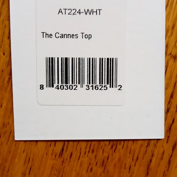 Andie Bikini Womens Top LARGE Triangle WHITE NEW The Cannes To Resort Beach… - Picture 5 of 7